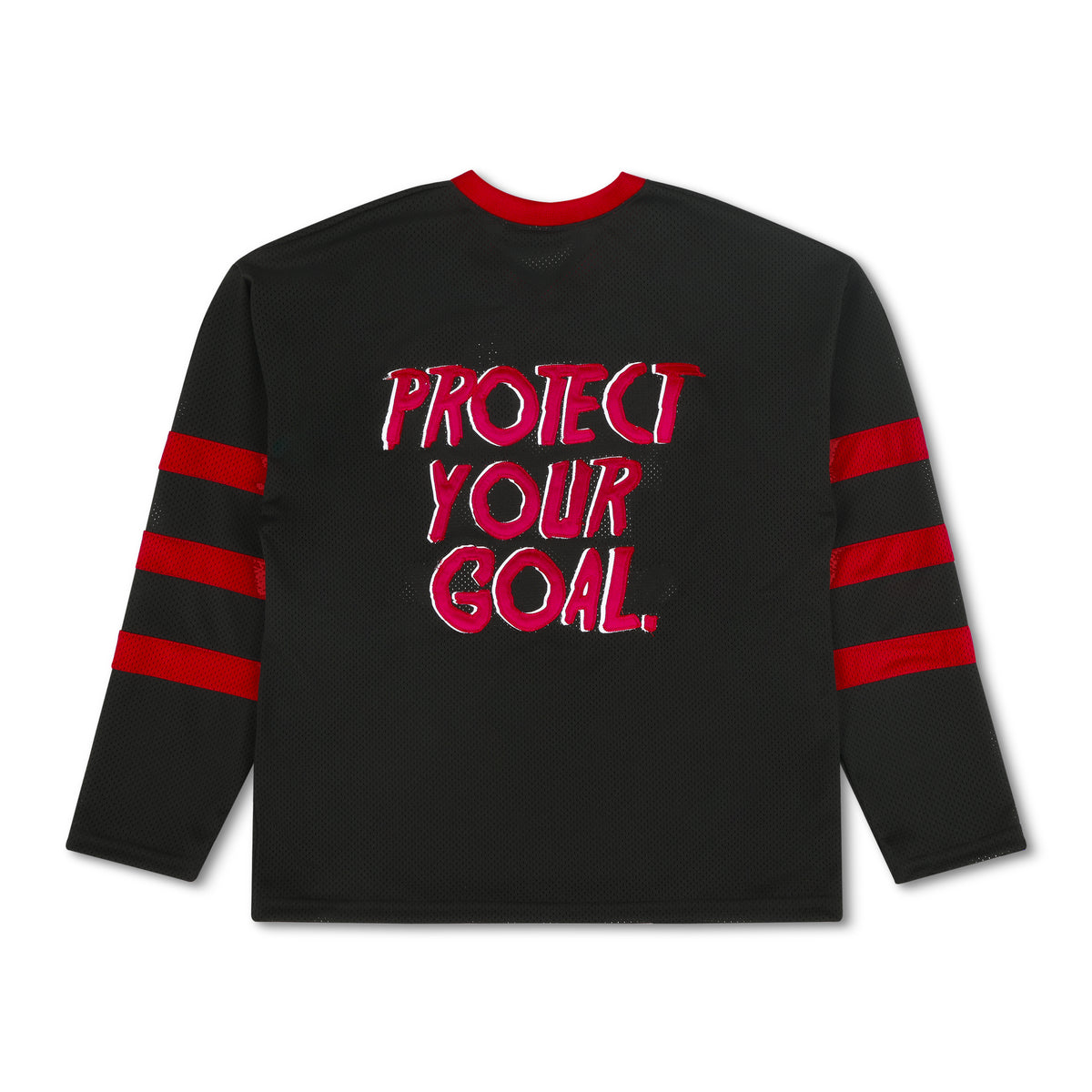 PROTECT YOUR GOAL. AUTHENTIC HOCKEY JERSEY