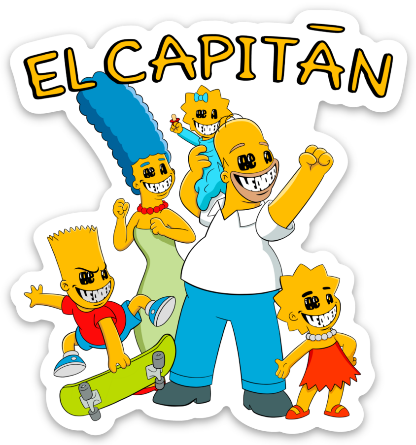 THE SIMPSONS STICKER