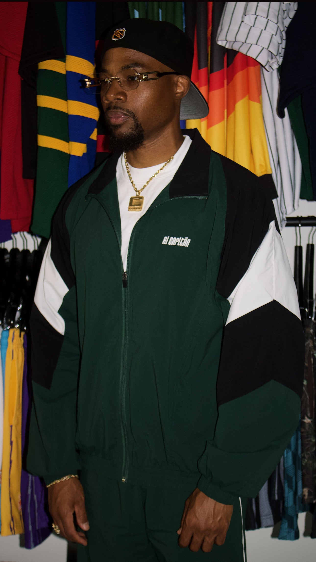 RETRO NYLON TRACK JACKET