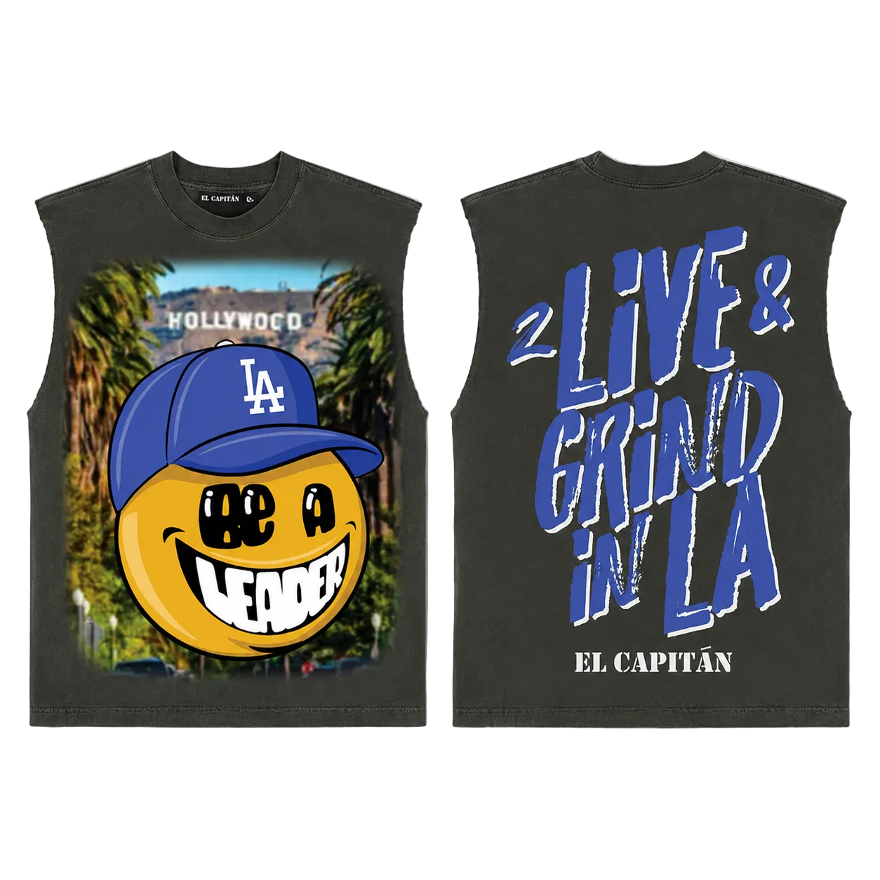 2 LIVE & GRIND IN LA CUTOFF TEE