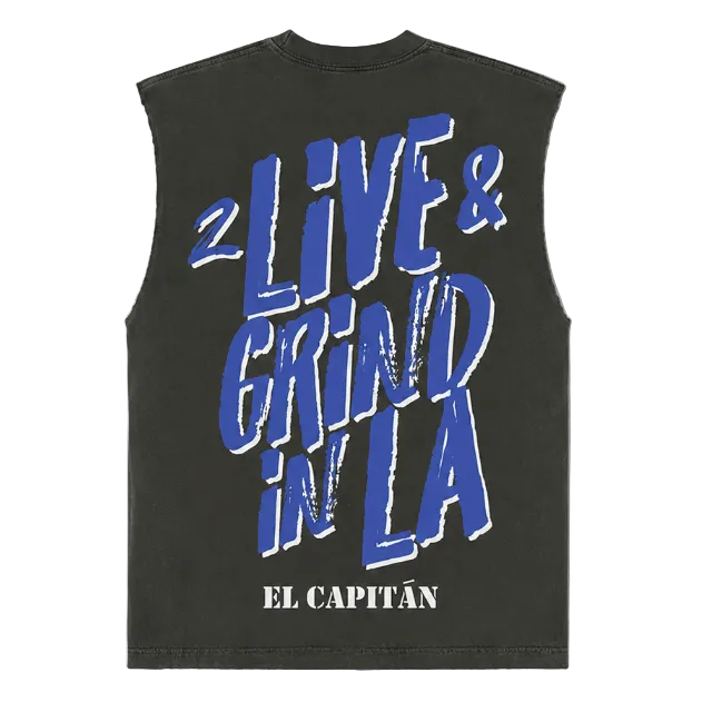2 LIVE & GRIND IN LA CUTOFF TEE