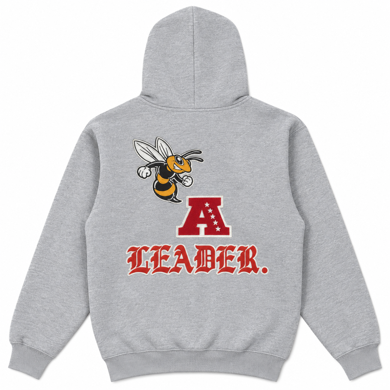 🐝 🅰️ 𝐋𝐄𝐀𝐃𝐄𝐑. AUTHENTIC HOODIE - [ASH]