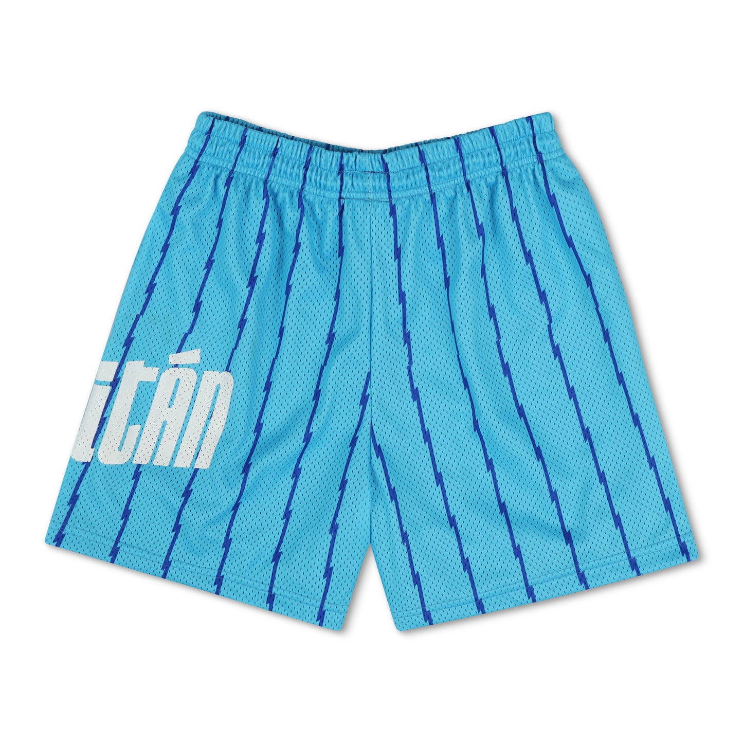 🐝 🅰️ 𝐋𝐄𝐀𝐃𝐄𝐑. [GRAPHIC SHORTS] - CAROLINA BLUE/ROYAL  PINSTRIPE