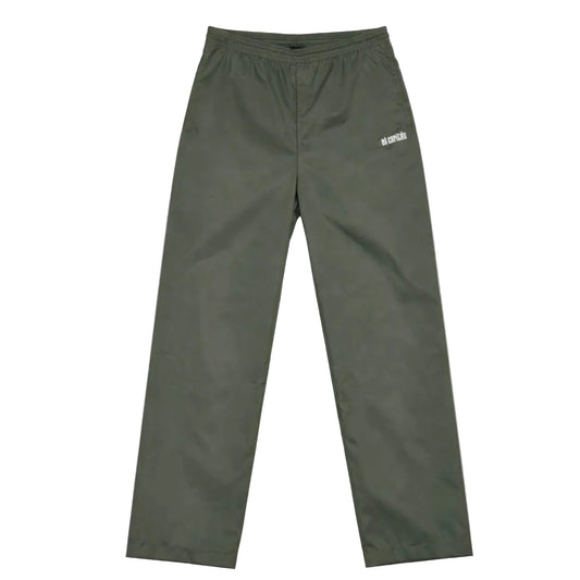 WIDE LEG LIGHTWEIGHT NYLON PANTS - [AGAVE]