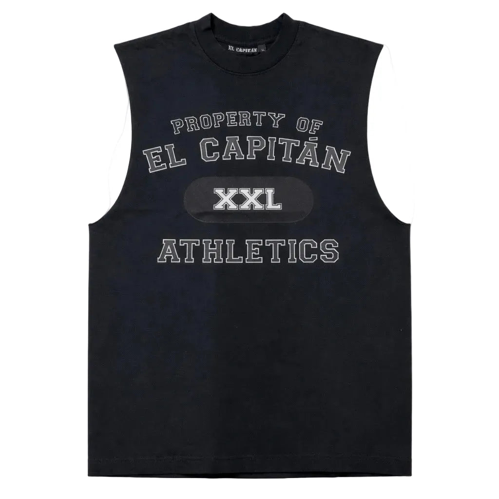 GYM CUTOFF TEE - [BLACK EDGE]