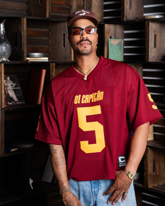 AUTHENTIC HEISMAN JERSEY - [BURGUNDY]