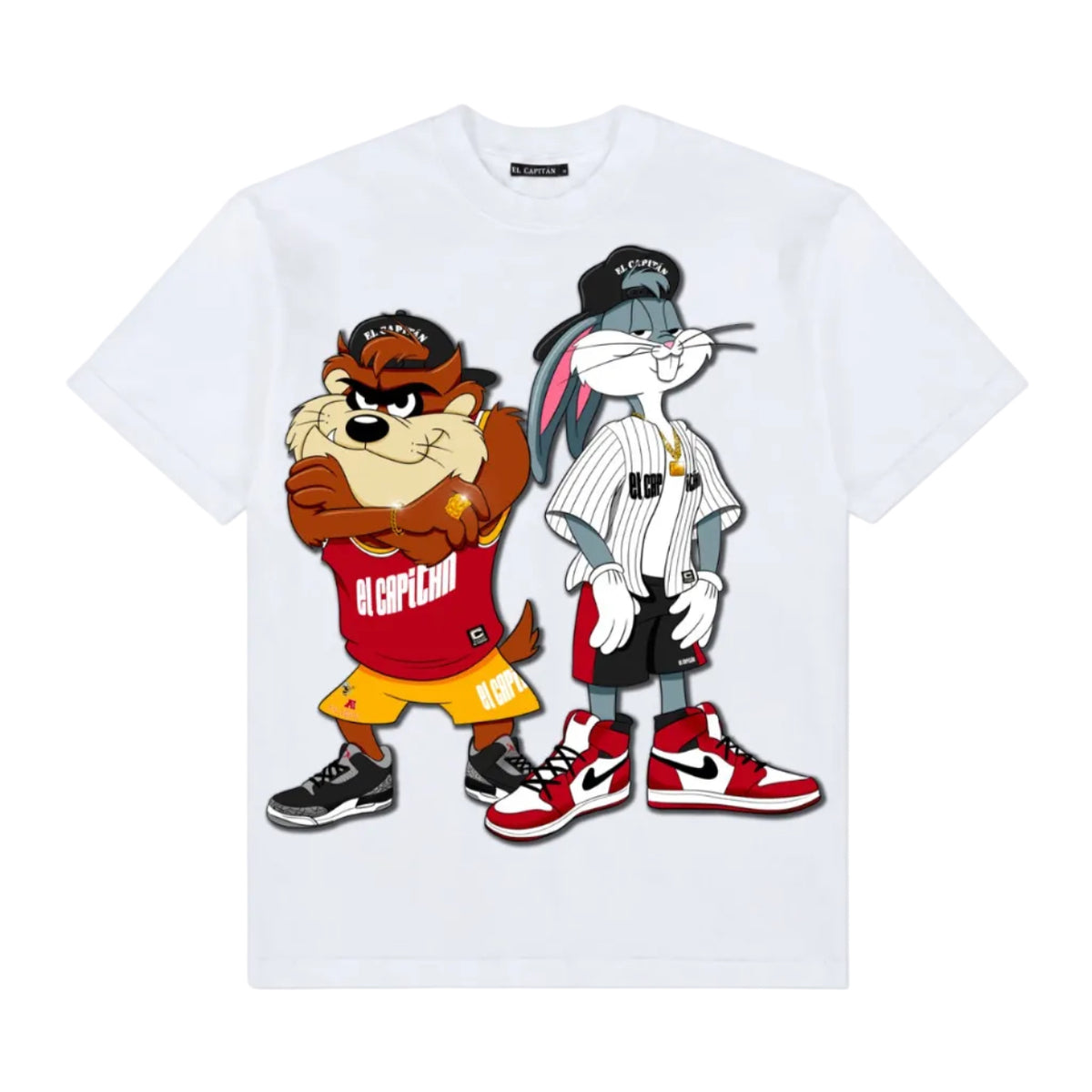 TAZ & BUGS TEE - [WHITE]