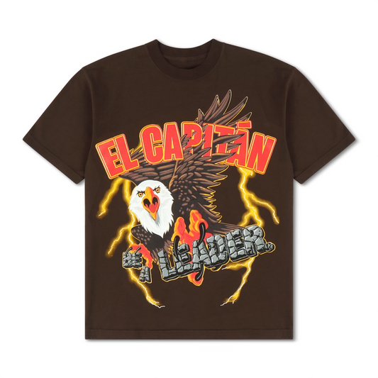 EAGLE TEE - [BROWN]