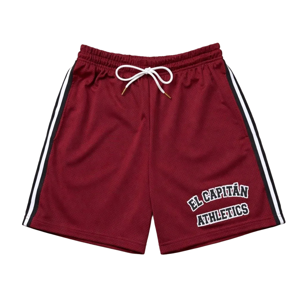 AUTHENTIC GYM SHORTS - [BURGUNDY]