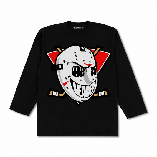 MIGHTY GOOD LEADER HOCKEY TEE - [BLACK]
