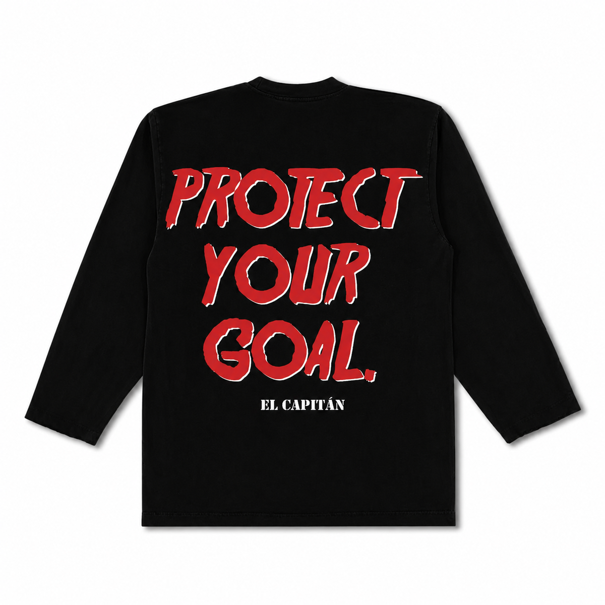 PROTECT YOUR GOAL. HOCKEY TEE - [BLACK]