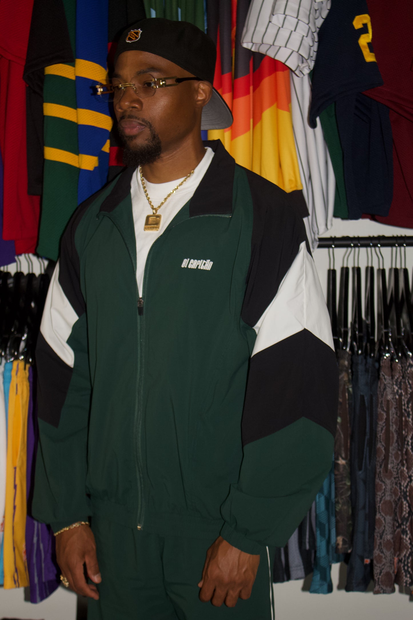 RETRO NYLON TRACK JACKET