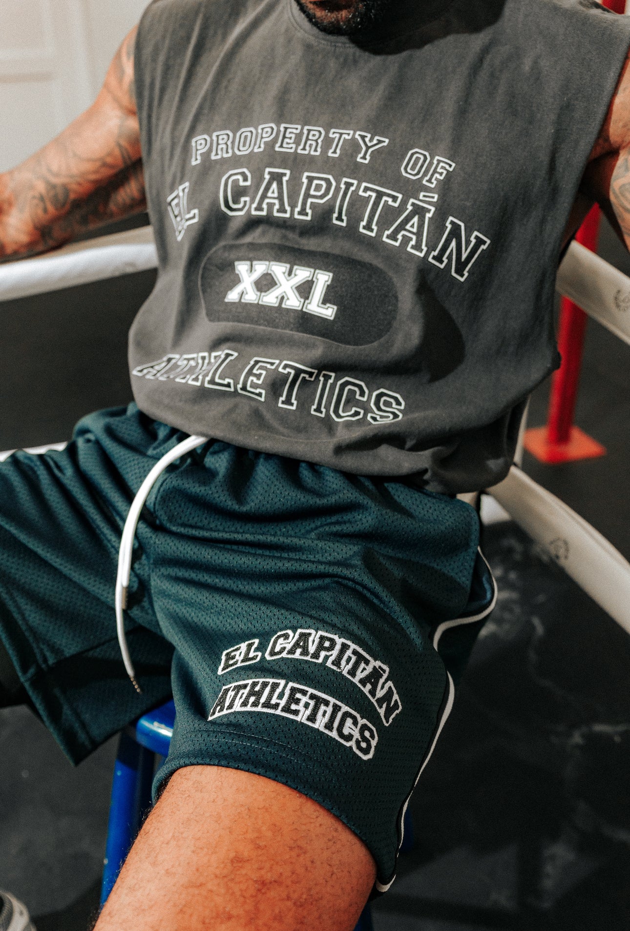 AUTHENTIC GYM SHORTS - [NAVY]