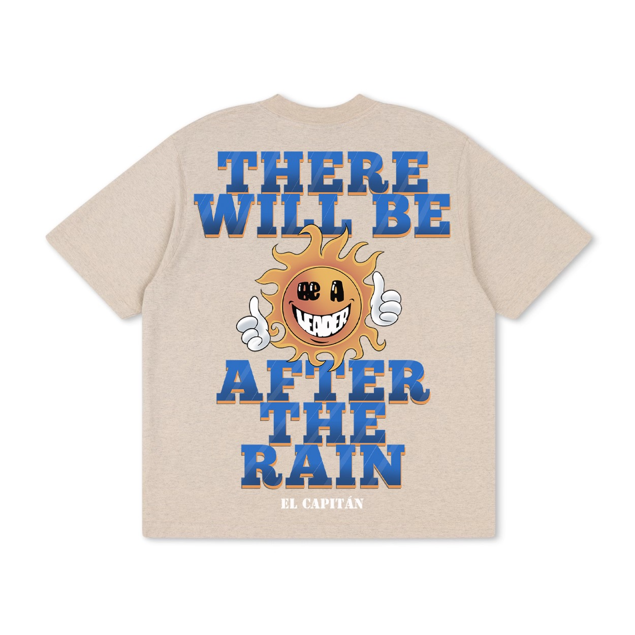 NO RAIN NO FLOWER TEE - [MOCK NECK]