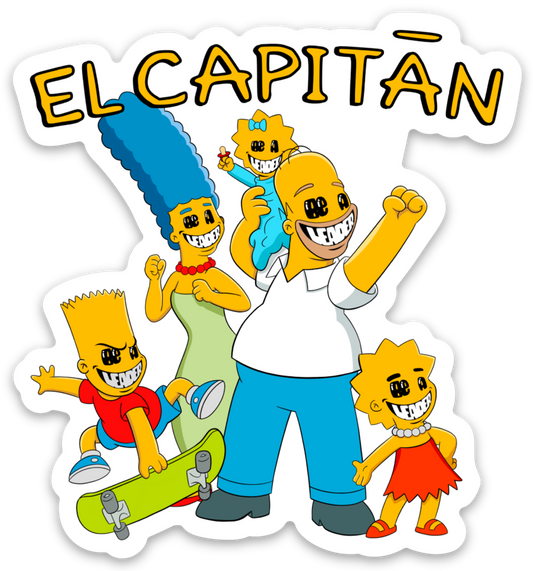 Simpsons Raffle STICKER RAFFLE – EL CAPITÁN