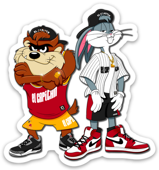 TAZ & BUGS STICKER