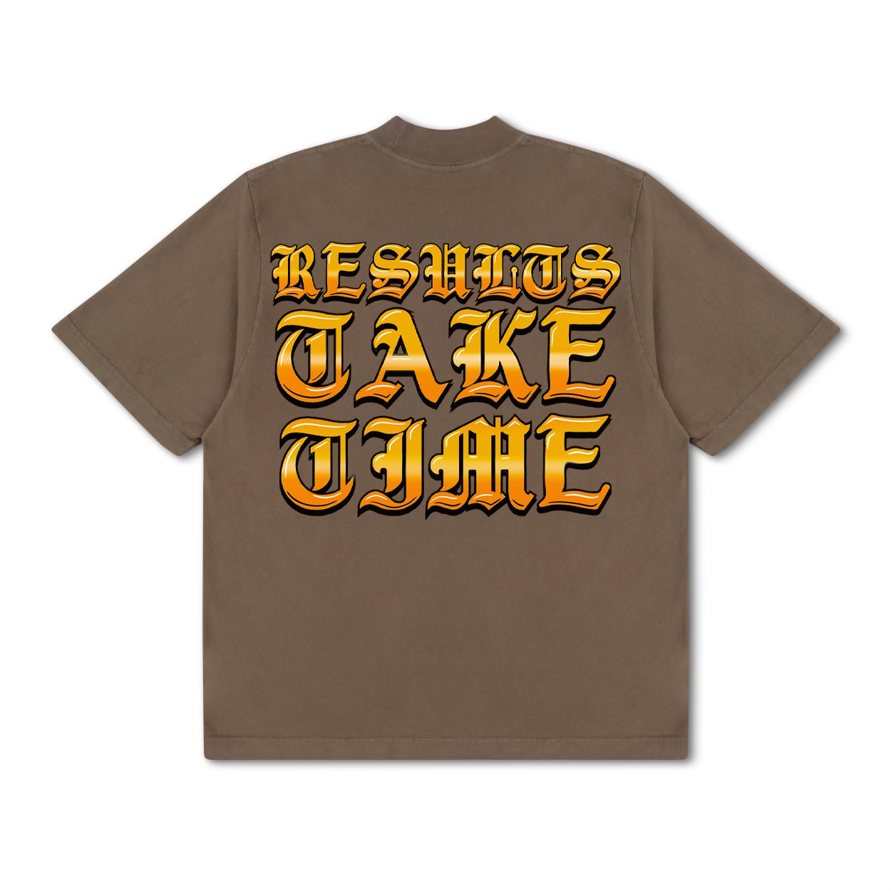 RESULTS TAKE TIME TEE - [MOCK NECK]