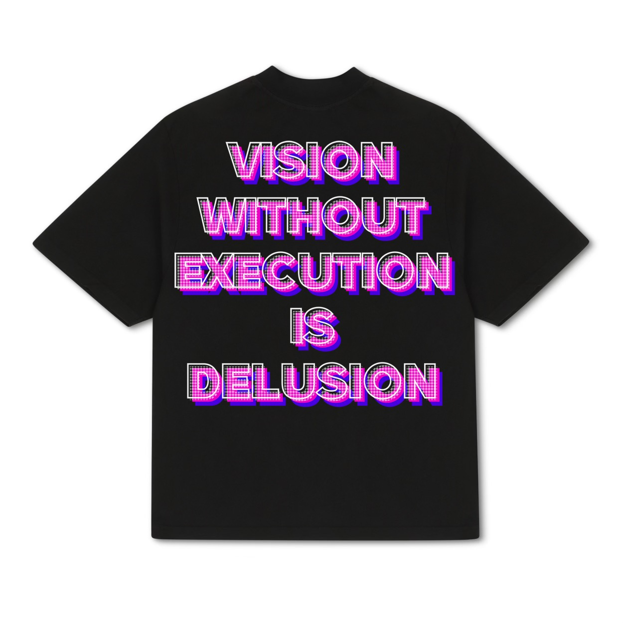 DELUSION TEE - [MOCK NECK]