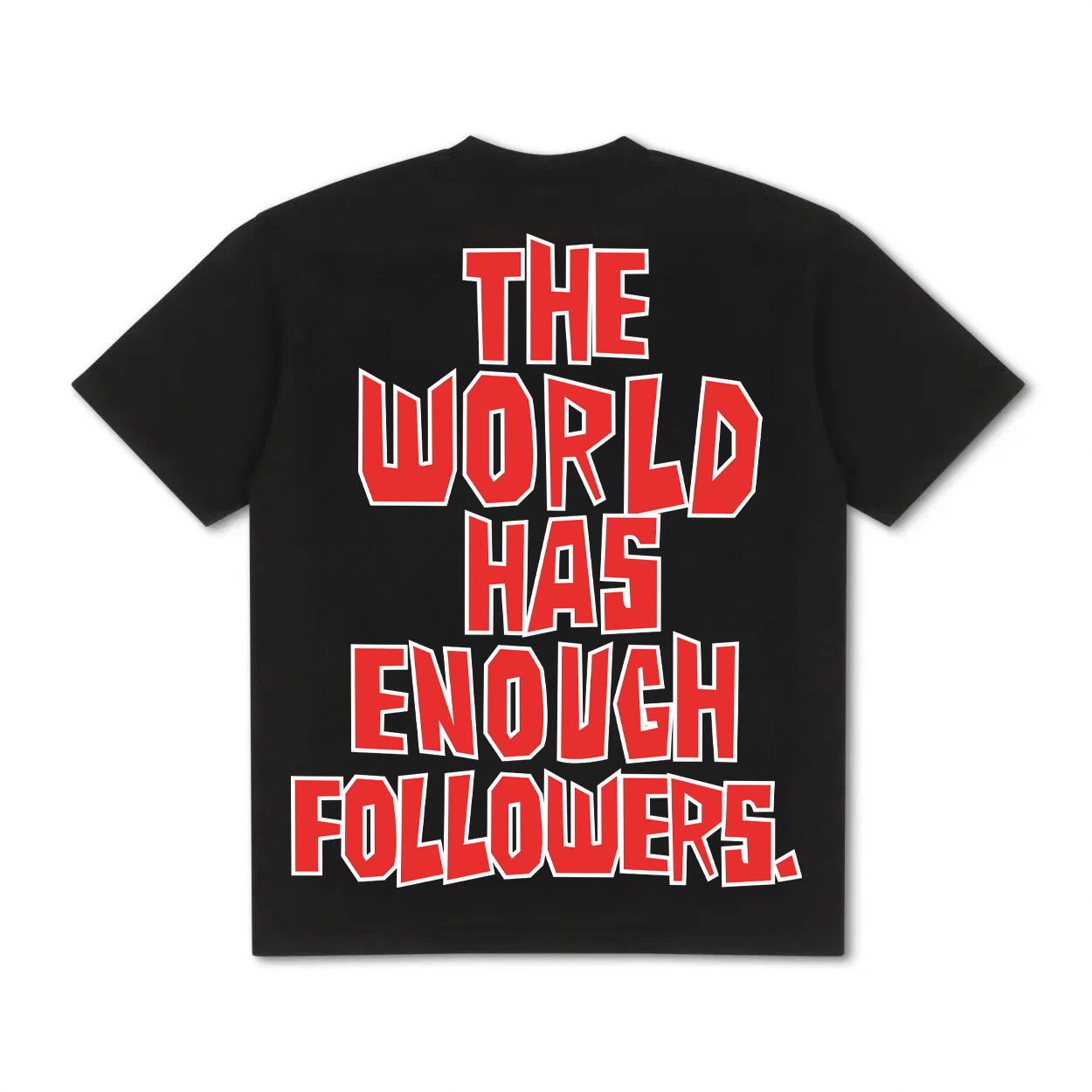 BE A LEADER. WORLD TEE - [BLACK]